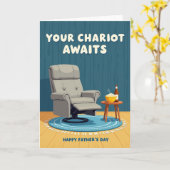 Leuke Vaderdag Fauteuil Kaart (Gele Bloem)