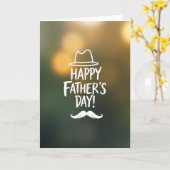 Leuke Vaderdag Fedora kaart (Gele Bloem)