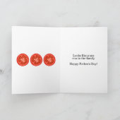 Leuke Vaderdag grap papaloke ik hou van je Feestdagen Kaart (Binnen)