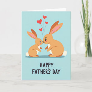 Leuke Vaderdag knuffelkaart Kaart