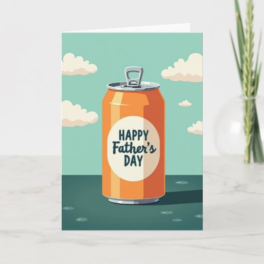 Leuke Vaderdag Oranje kaart (Voorkant)