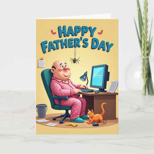 Leuke Vaderdag Pyjama Kaart (Voorkant)