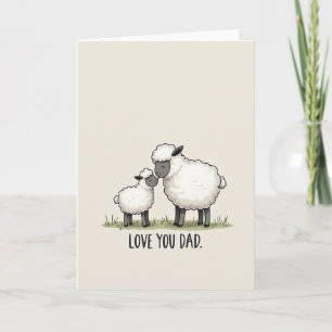 Leuke Vaderdag Schaap Kaart