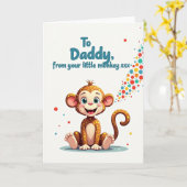 Leuke Vaderdag Simian Kaart (Gele Bloem)