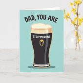 Leuke Vaderdag Stout Kaart (Gele Bloem)