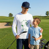Leuke Vaderdag "Voor de Liefde van Golf" Typografi T-shirt