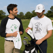 Leuke Vaderdag "Voor de Liefde van Golf" Typografi T-shirt