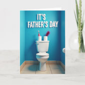Leuke Vaderdag Wc Kaart (Voorkant)