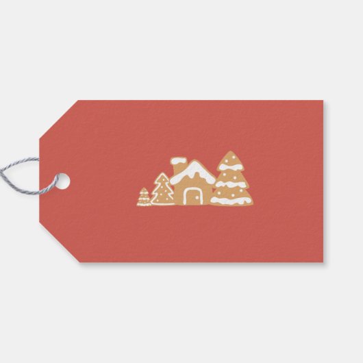Leuke vakantie cookie banner cadeaulabel (Achterkant Horizontaal)
