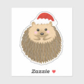 Leuke vakantie egel sticker (Vel)