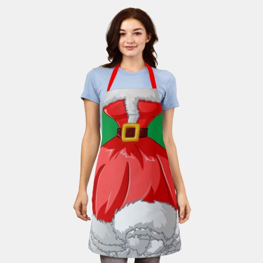Leuke vakantie Kerstmis  Schort (Gedragen)