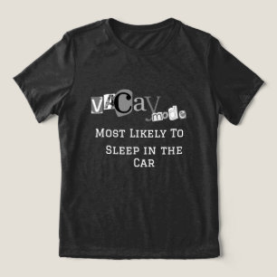 Leuke Vakantie Modus "Waarschijnlijk Heeft Slaap i Tri-Blend Shirt
