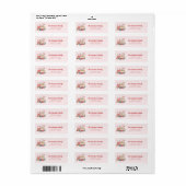 Leuke vakantie retour adres label (Full Sheet)