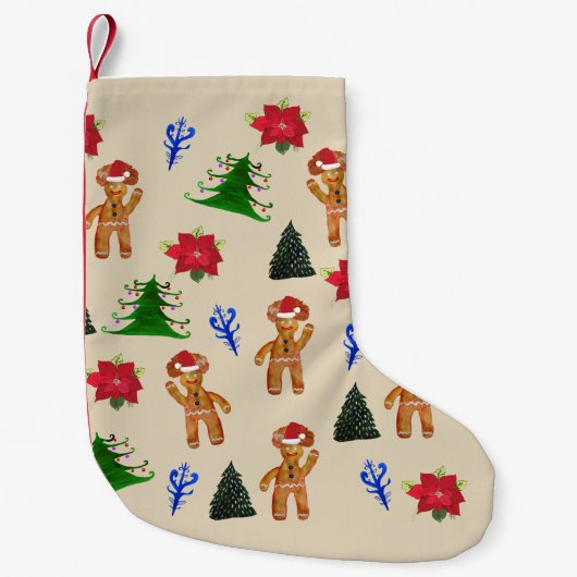 Leuke vakantie snoepjes kleine kerstsok (Voorkant)