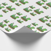 Leuke vakantie Xmas Cactus cactussen vetplanten Cadeaupapier (Hoek)