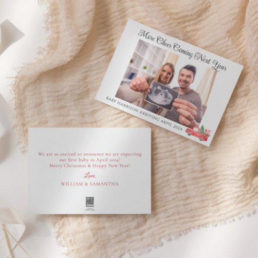 Leuke vakantie zwangerschap foto aankondiging