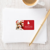 Leuke vakantiefoto retour adreslabel etiket (Insitu)