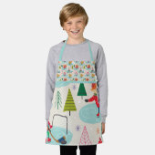 Leuke vakantieprint Leuke dieren in de buitenlucht Schort (Gedragen)