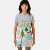 Leuke vakantieprint Leuke dieren in de buitenlucht Schort (Insitu)