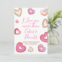 Leuke Valentijn houdt meer van dan donuts Schattig