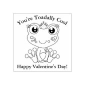 Leuke Valentijn kikkerharten Rubberstempel (Afrduk)