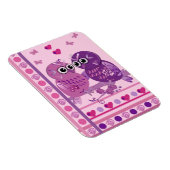 Leuke valentijn magneet met cartoon uilen (Rechterzijde)