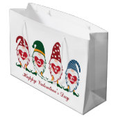 leuke Valentijn om tekst toe te voegen Groot Cadeauzakje (Achterkant Gekanteld)