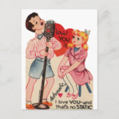 Leuke  Valentijn statisch Briefkaart (Voorkant)