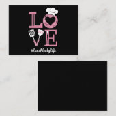 Leuke Valentijnsdag Cadeaus voor Lunchdame die van Notitiekaartje (Voorkant / Achterkant)