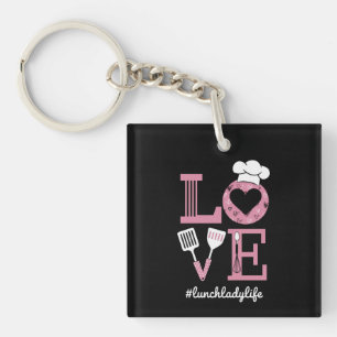 Leuke Valentijnsdag Cadeaus voor Lunchdame Leven Sleutelhanger