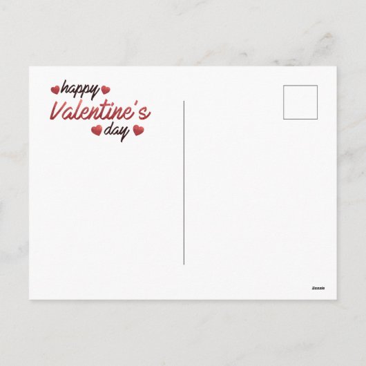 Leuke Valentijnsdag Cat Feestdagenkaart (Achterkant)