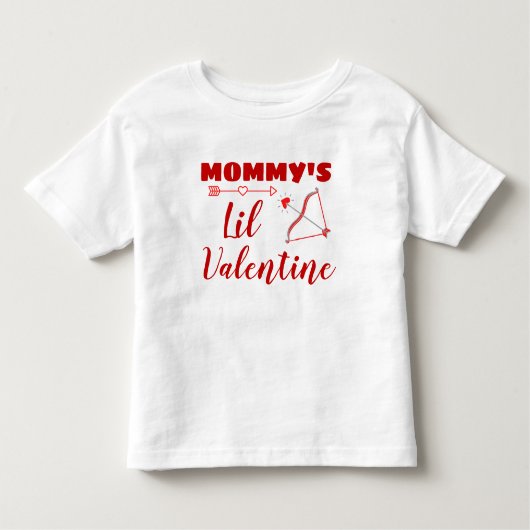 Leuke Valentijnsdag mama's kleine valentijn Kinder Shirts (Voorkant)