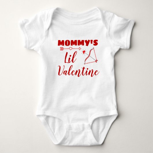 Leuke Valentijnsdag mama's kleine valentijn Romper (Voorkant)