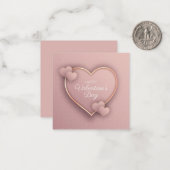 Leuke Valentijnsdag Notitiekaart Notitiekaartje (Voorkant / Achterkant in situ)