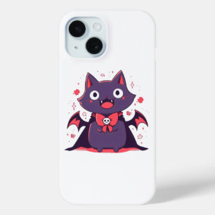 Leuke Vampier Kat iPhone 15 Case