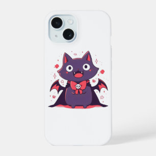 Leuke Vampier Kat iPhone 15 Case