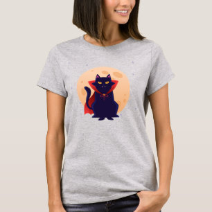 Leuke Vampier Kat T-shirt