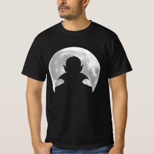 Leuke Vampier Volle Maan Enge griezelige Spooky T-shirt