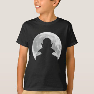 Leuke Vampier Volle Maan Enge griezelige Spooky T-shirt