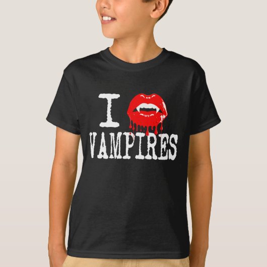 Leuke Vampire Heart Lover T-shirt (Voorkant)