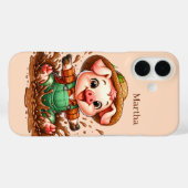 Leuke varkenshouders voegen jouw naam toe Case-Mate iPhone case (Achterkant (horizontaal))