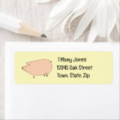 Leuke Varkensvarkens Adresetiketten Etiket (Insitu)