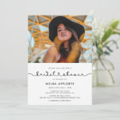 Leuke verbindende hart lettertype Vrijgezellenfees Kaart (Staand voorkant)