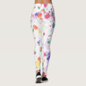 Leuke verfspat vlek leggings (Achterkant)