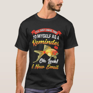 Leuke vergeetachtige goudvissenbrein t-shirt