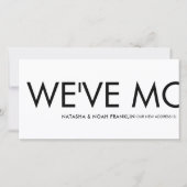 Leuke verhuisbericht Nieuwe adresaankondiging (Voorkant)