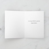 Leuke Verjaardag AI Kunstmatige Intelligentie Feestdagen Kaart (Binnen)