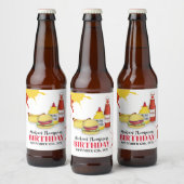Leuke Verjaardag BBQ Party Custom Bier Etiket (Flessen)