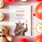 Leuke Verjaardag Beer Beary Sweet Verjaardag Party Kaart