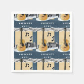 Leuke Verjaardag Boy Muziek Gitaar Papier Servet (Voorkant)